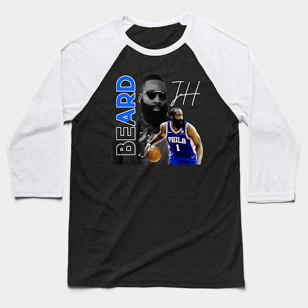 James Harden Baseball T-Shirt by RTBrand